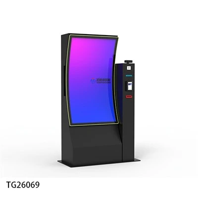 Büyük Kavisli Ekran Ödeme Kiosku
